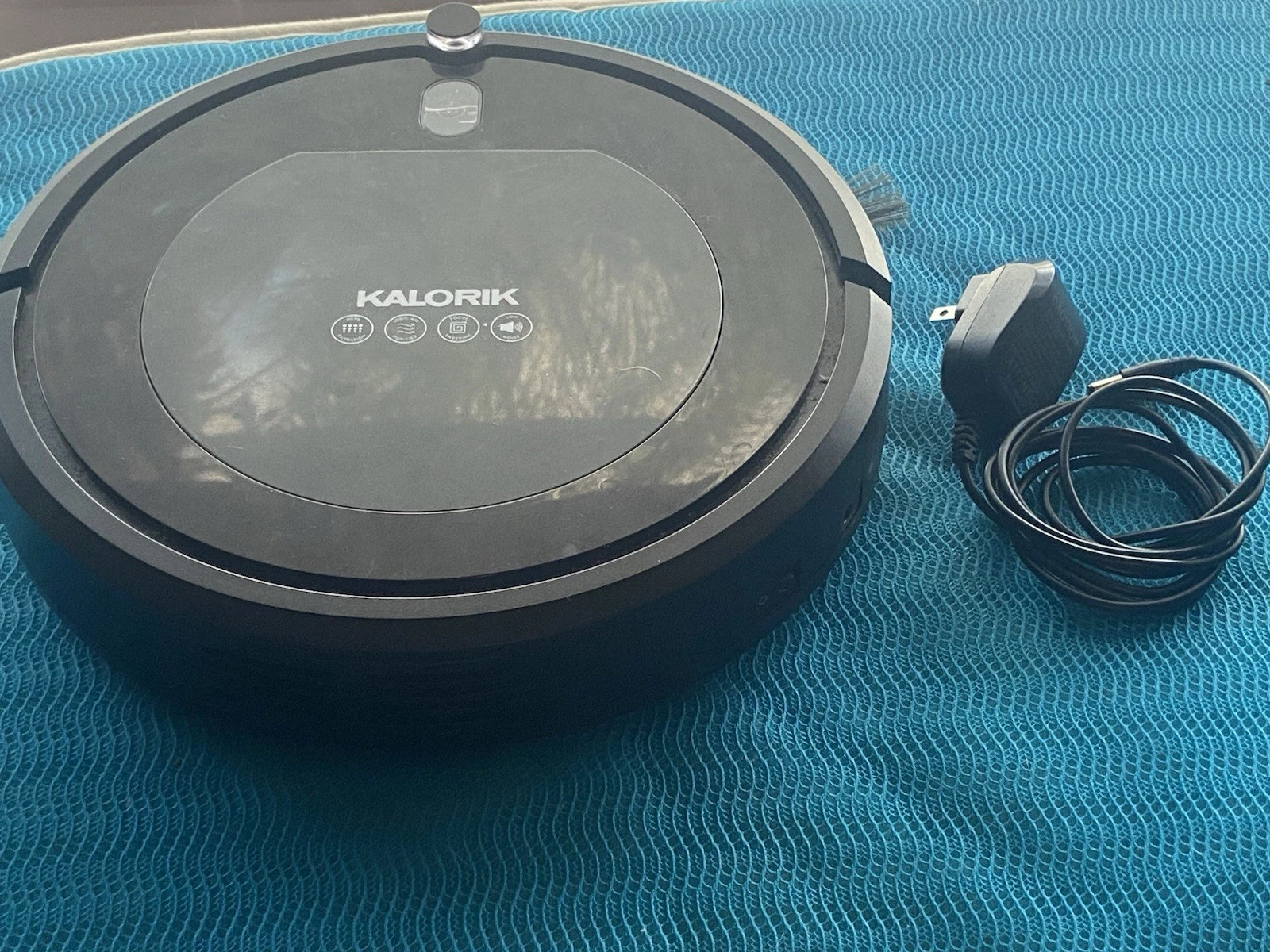 Kalorik HUVI Robot Vacuum Hepa Filtration Cleaner Black