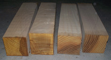 ONE 1 KILN DRIED WHITE ASH TURNING BLANKS LATHE WOOD LUMBER 4" X 4" X 18"