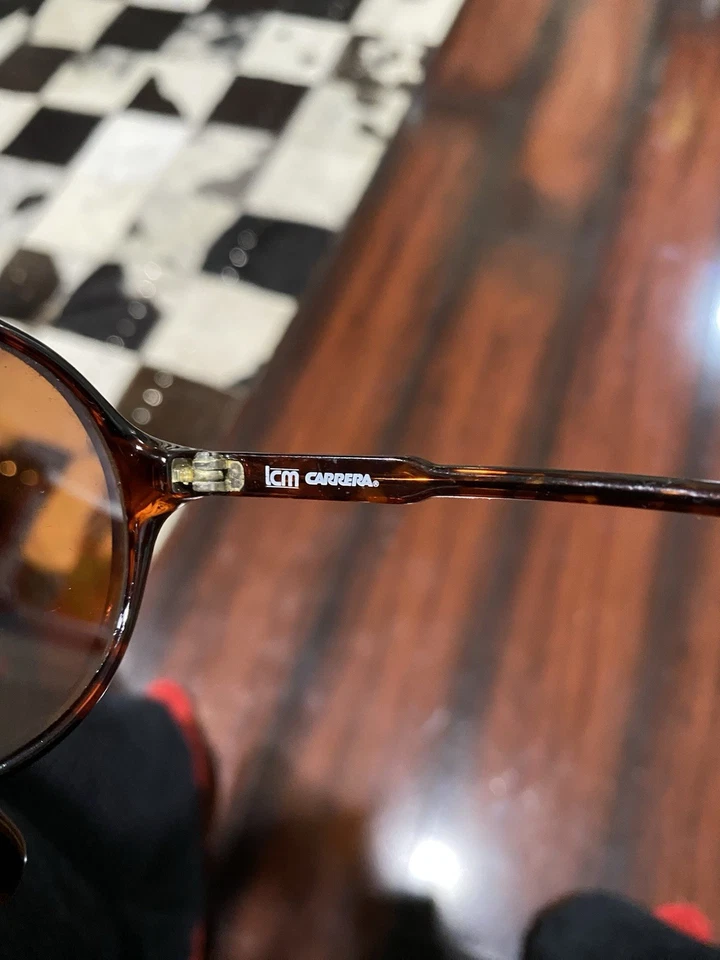 Carrera Vintage Aviator Sunglasses Brown - Image 4 of 4