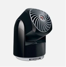 Black Vornado Flippi V8 Desktop Oscillating Personal Air Circulator Fan EUC