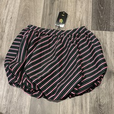 Wicked Movie Striped Bubble Skirt Green Pink Black Adult Size L NWT