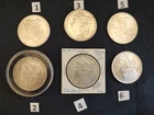 Lot of six (6) Morgan Silver Dollar (90% silver) - no reserve