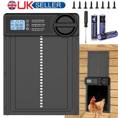 Automatic Chicken Coop Door Opener With Timer IP45 Waterproof Auto Chicken Door