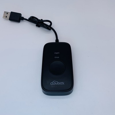 Cloudeck USB Self Mouse Jiggler Model MSJ01A Black 5V 15mA - Tested Used