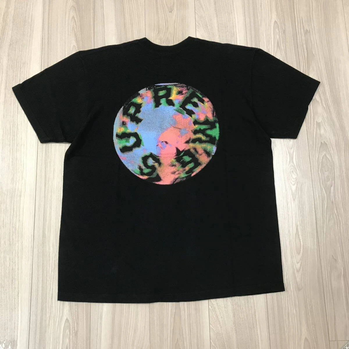 Supreme Marble Tee Circle grand logo fabriqué aux États Unis Supreme Marble Tee Circle Big L