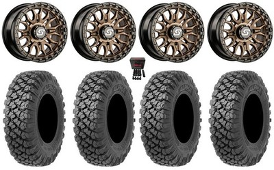 Sedona Ignition 14'' Wheels Bronze 30'' Alpha Tires Honda Pioneer 1000 / Talon