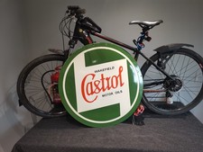 Massive 30 INCH 7KG Round Roundell Castrol ENAMEL SIGN Wakefield WALL ART GARAGE