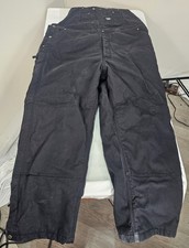 Walls Blizzard Pruf Canvas Quilted Insulated Bib Overalls Winter Work Waist46-48