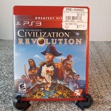 Sid Meier's Civilization Revolution (Sony PlayStation 3, 2008 CIB With Manual 