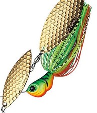 Evergreen D-Zone Tungsten Spinnerbait Buzzbait Hot Tiger 3/8oz Eco New