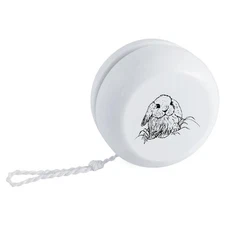 'Cute Bunny Rabbit' Retro Style Yo-Yo (YY00009919)