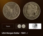 1901 MORGAN SILVER DOLLAR