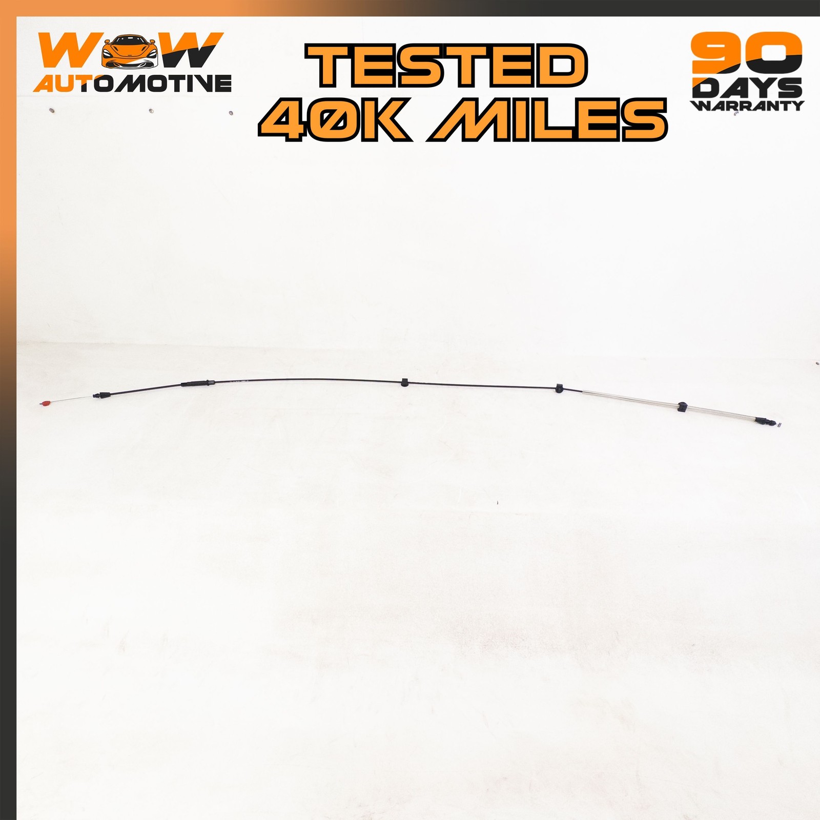 06-16 ASTON MARTIN V8 VANTAGE CONVERTIBLE LEFT TOP HINGE FLAP CABLE OEM