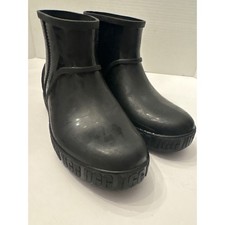 Botines impermeables de goma negros UGG para mujer con plantillas de lana talla 4*ver fotos