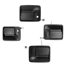 Exterior Door Handle Set, Compatible with Black Outer Front&Rear Left&Right