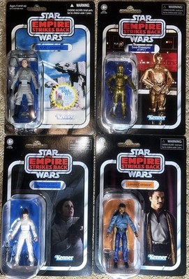 Star Wars TVC ESB Lot: 2010 AT-AT Commander VC05, C3P0 VC06, Leia Bespin Escape+