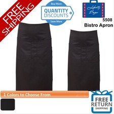    Liberty Bags Two Pocket Bistro Apron Wraparound Waist Ties 37.5" 5508