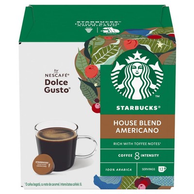 STARBUCKS HOUSE BLEND AMERICANO Dolce Gusto Compatible Coffee Capsules Pods