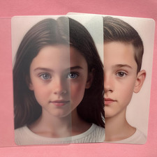 3-Piece Reusable Face Painting Practice Boards Set-Washable Boy/Girl/Transparent