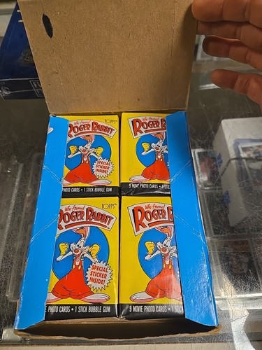 ROGER RABBIT - Box of 36 sealed packs -1988 release FREE SHIPPING - Picture 2 of 4
