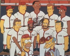 DAN CASTELLANETA SIGNED AUTOGRAPHED THE SIMPSONS "HOMER AT BAT" EPISODE 8X10 #2