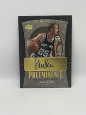 2007-08 UD Premier Preeminence Gold /25 Steve Kerr #PE-SK Auto