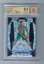 2017-18 Prizm Fast Break #16 Jayson Tatum Celtics RC Auto BGS 9.5 W/ 10 Auto