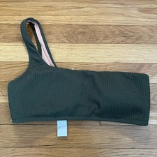 J. Crew Re-Imagined Textured One-Shoulder Bikini Top - Size M