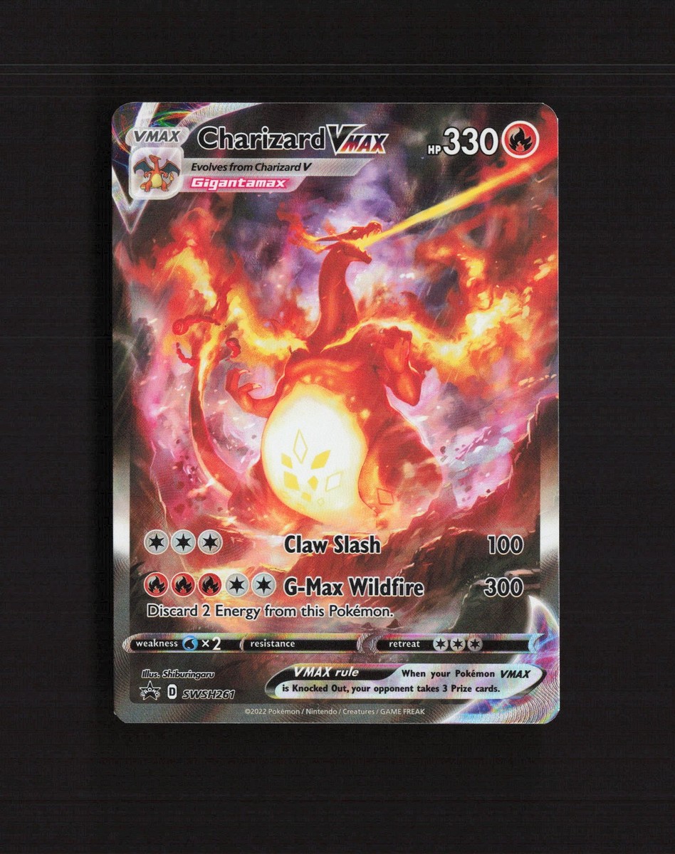 Charizard VMAX SWSH261 ポケモンカード Charizard VMAX SWSH261 Sword & Shield Full Art Black Star Promo