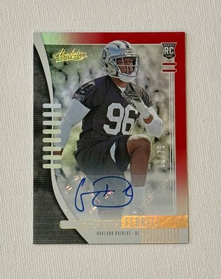2019 Panini Absolute /199 Clelin Ferrell #181 Spectrum RED AUTO RC Autograph SP