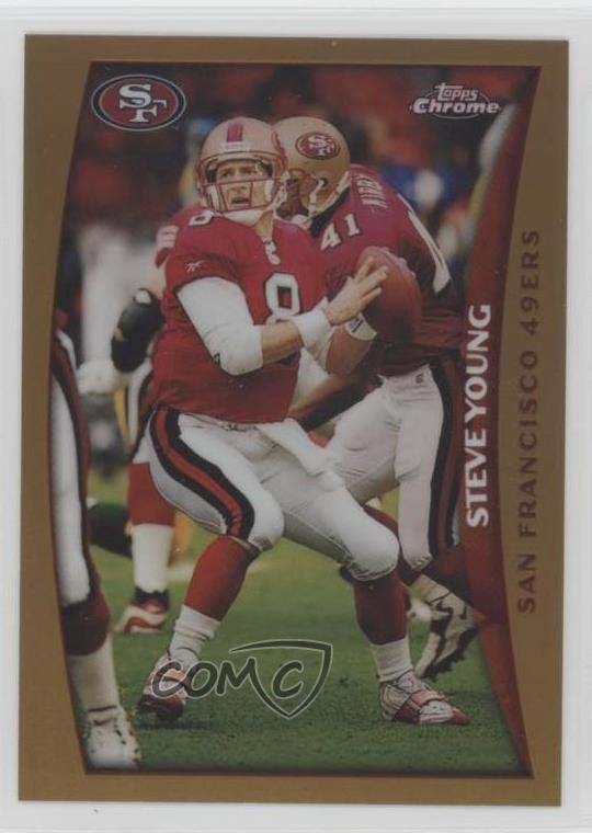 1998 Topps Chrome Refractor Steve Young #149 HOF 1d72