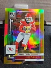 2022 Donruss Football Premium Gold Press Proof #279 Juan Thornhill Chiefs