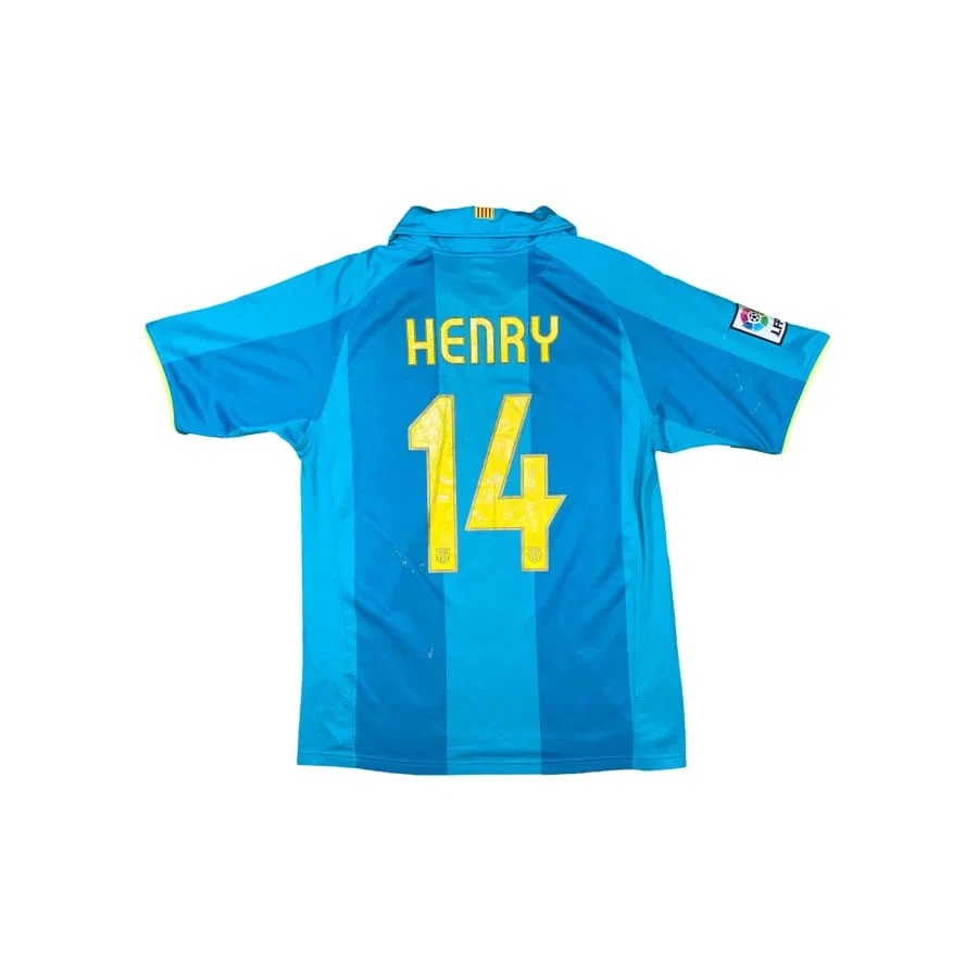Maillot football vintage FC Barcelone extérieur #14 Henry saison 2007-2008 - Photo 2/4
