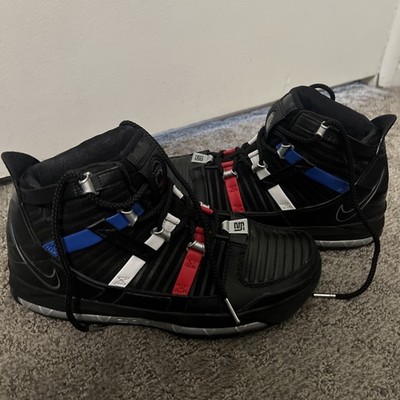 Nike Zoom LeBron 3 Retro The Shop Barbershop Black University Red DO9354-001 8.5