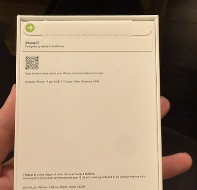 #ad Apple iPhone 17 256GB. T Mobile White. Unsealed $694.50