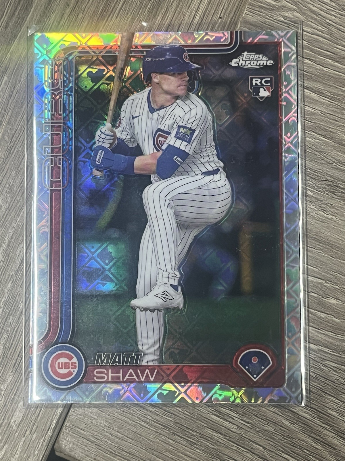 2025 Topps Chrome Matt Shaw Logofractor Rookie #219
