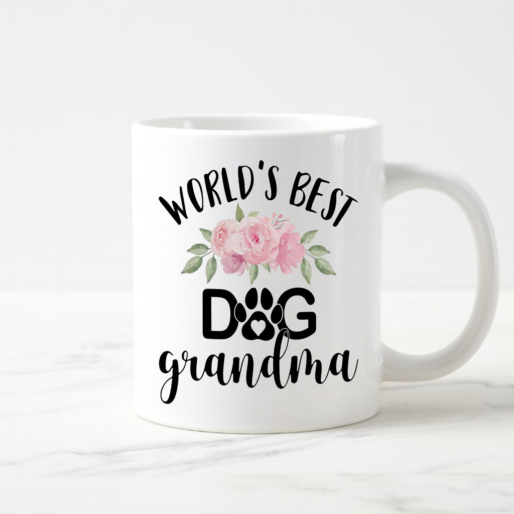 World&rsquo;s Best Dog Grandma Cute Pet Lover Coffee Cup Perfect Gift for DogGrandma