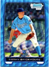 2012 Bowman - Chrome Prospects Blue Wave Bryan Brickhouse #BCP84 (RC) (I3)