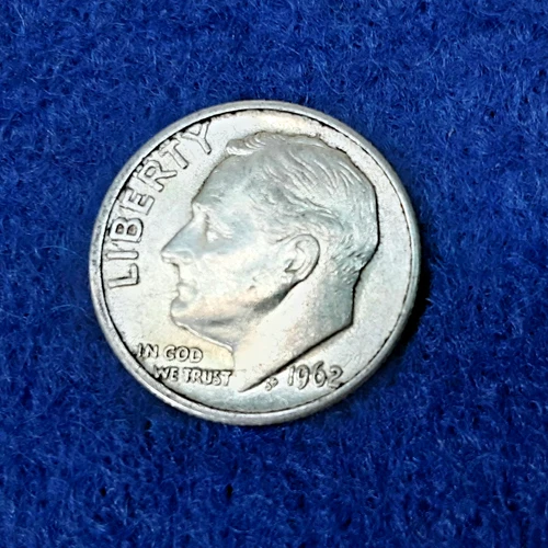 1962 Roosevelt Dime — photo from the most recent tracked eBay sale