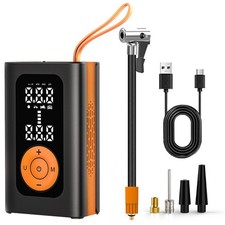 150 PSI Air Compressor Tire Inflator Fits Car Moto Bike Tires Air Pump Cordless