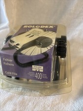 Rolodex Office Open Rotary Card File 2.25" x 4" A-Z Tabs 400 Cards New 2003
