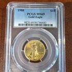 U.S. Mint Gold Eagle 1988 $10 PCGS MS69 Gold Coin