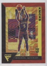 2020-21 Panini Flux Rookies Asia Red Wave Prizm Immanuel Quickley #205 0h28