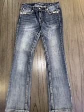 Grace in LA Womens Jeans Size 30 Bootcut Embe...