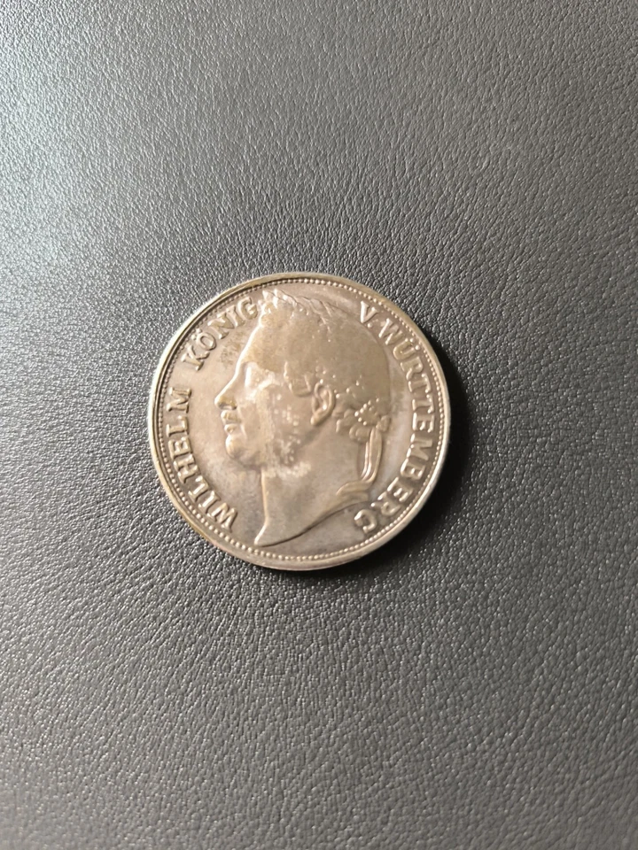 Gulden 1841 25 Regierungsjahre Wilhelm I Württemberg - Изображение 2 из 2
