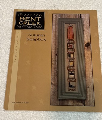 Cross Stitch Bent Creek Soapbox Sampler ~ Lot of 3 Summer, Autumn & Winter