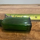 Jagermeister Green Glass Advertising Bottle w/ Cap & Label, Distillery Theme — photo 4