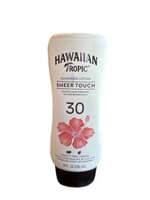 Hawaiian Tropic 8oz Sheer Touch Ultra Radiance Tan Lotion Sunscreen SPF 30