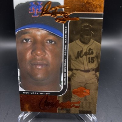 2006 Topps - Changing Faces Pedro Martinez, Carlos Beltran #38-B Gold /115