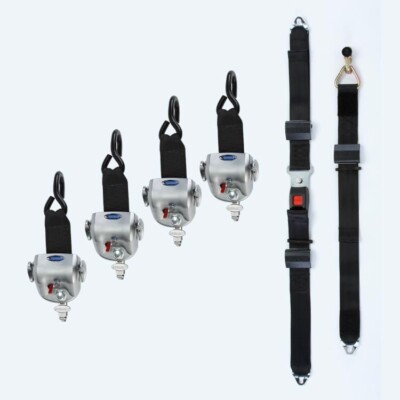 Q'STRAINT L Track Tie Down 360 Retractor Lap Safety Belt Q-8600-AT-L